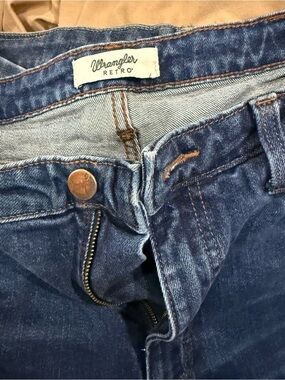 Wrangler Retro Dark Blue Denim Jeans